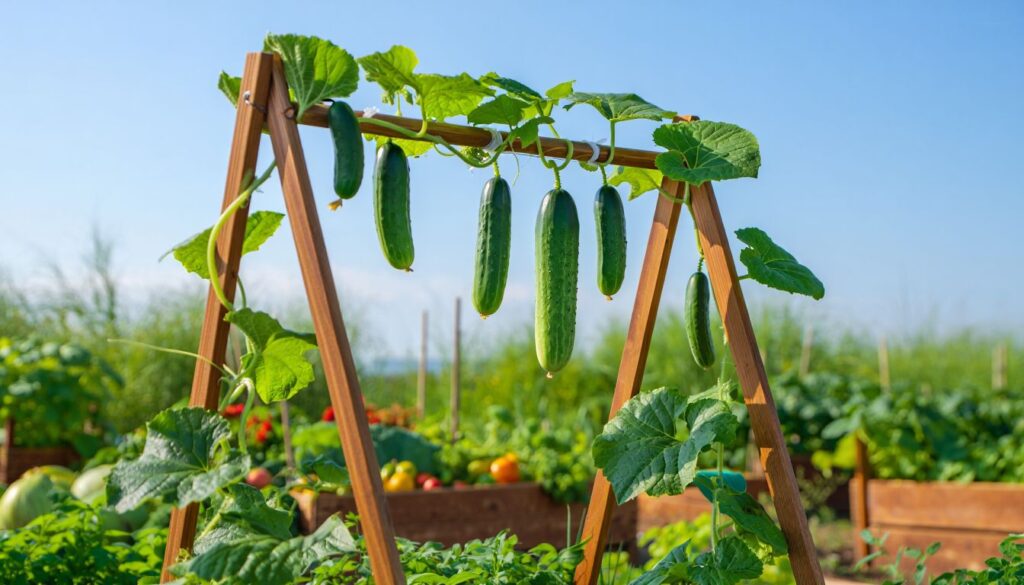 How Tall Should a Cucumber Trellis Be