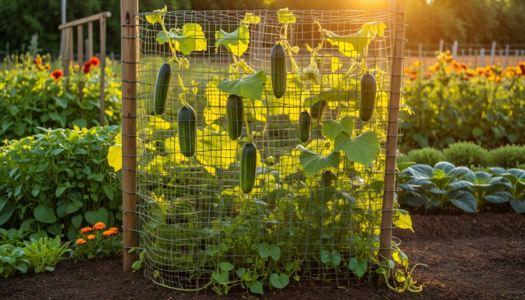 How Tall Should a Cucumber Trellis Be