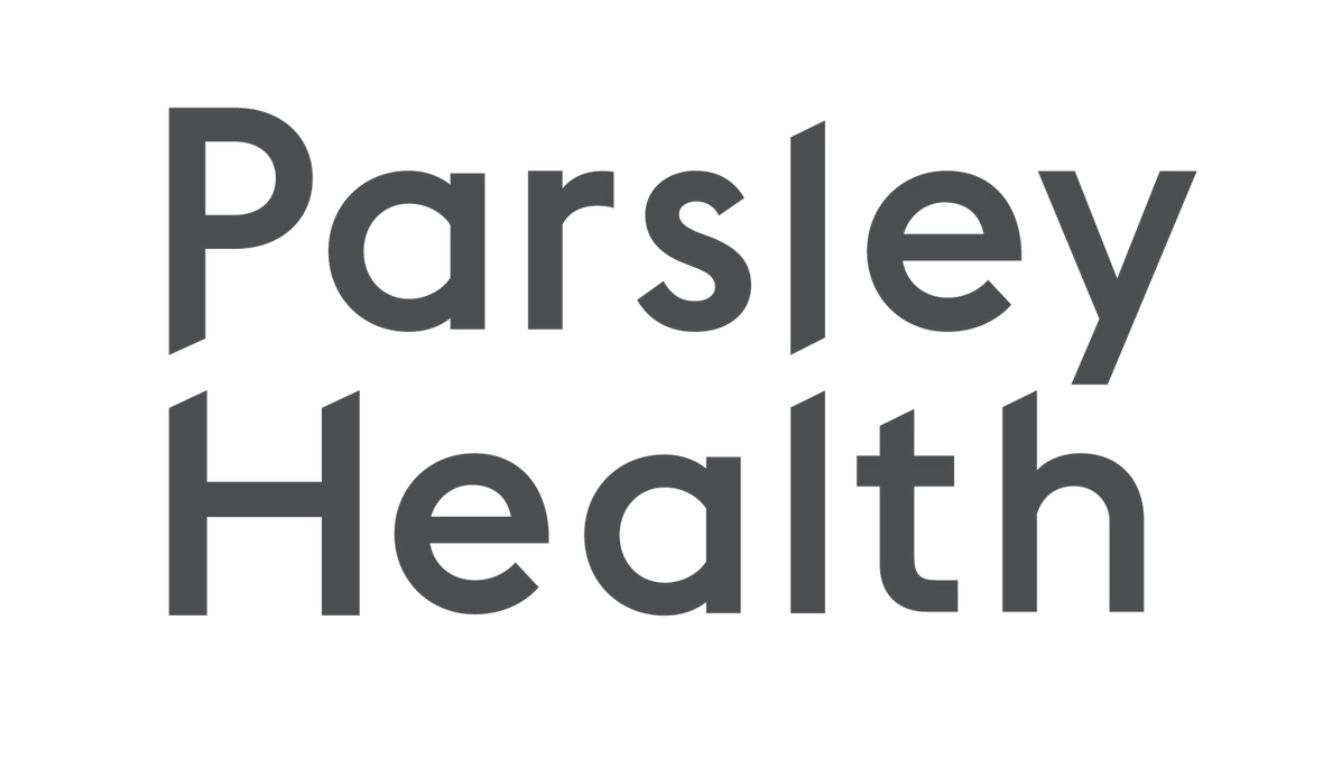 Parsley Health logo in modern sans-serif font with clean, minimalist design.