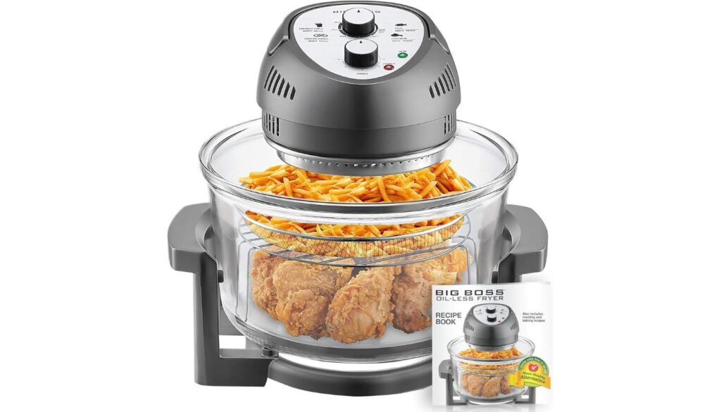 Big Boss 16Qt Glass Air Fryer Oven: Best Glass Air Fryer