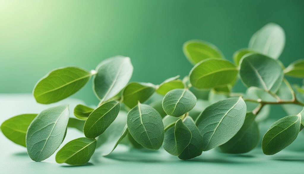 A variety of fresh herbs, including thyme, oregano, and peppermint, arranged on a wooden table.