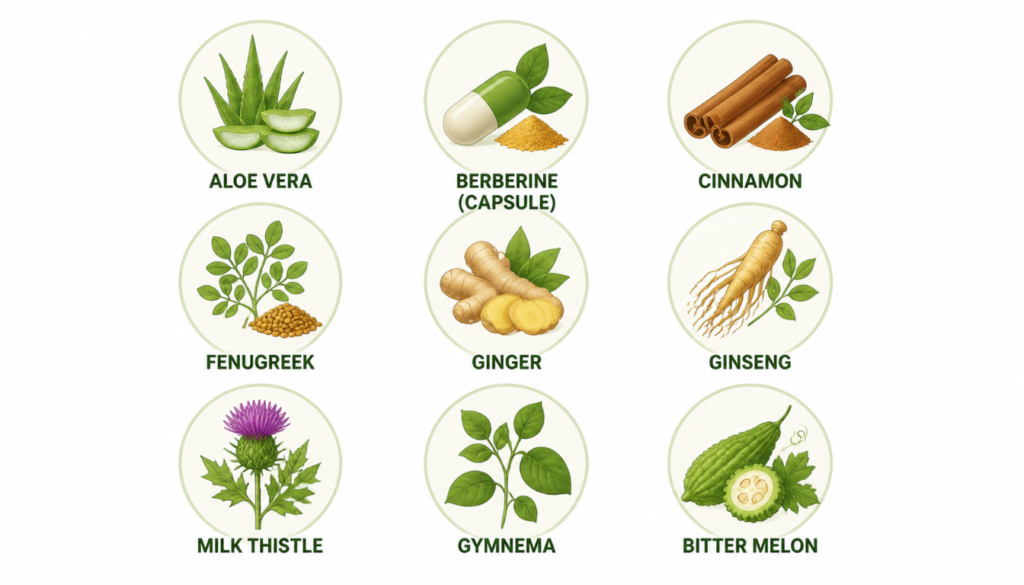 9 Herbs for Diabetes Management and Blood Sugar Support