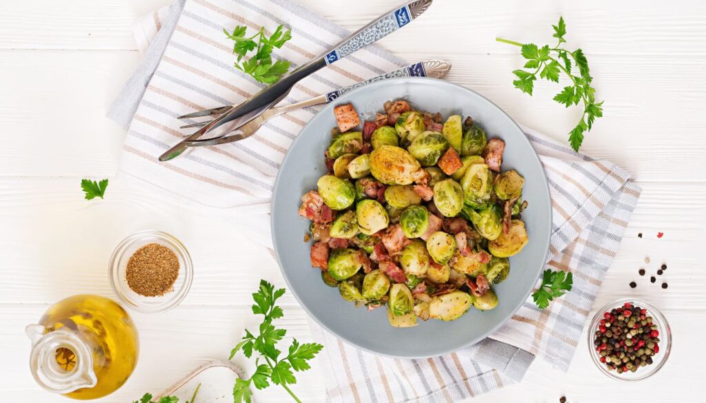 What Do Growing Brussels Sprouts Look Like