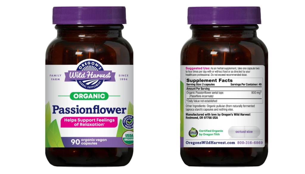 Passionflower Supplements Top Natural Anxiety Remedies