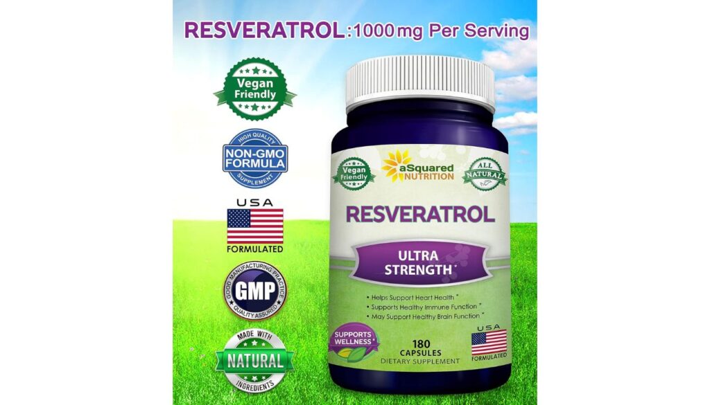 100% Natural Resveratrol 1000mg Max Strength Review
