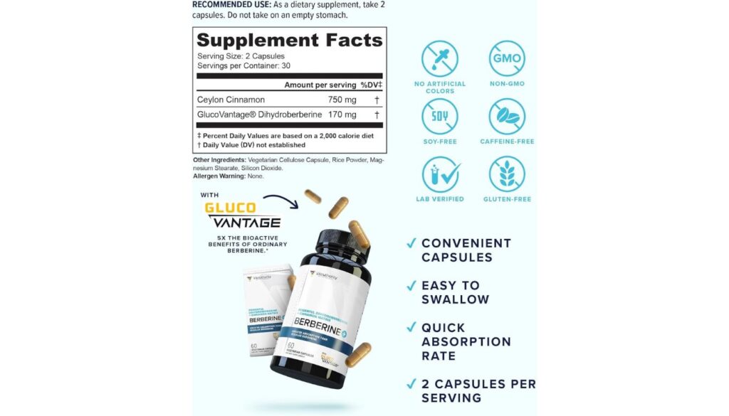 Berberine Supplement Vitauthority: AMPk Activator Review