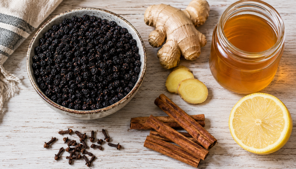 Elderberry Syrup Recipe Natural Cold and Flu Defence
