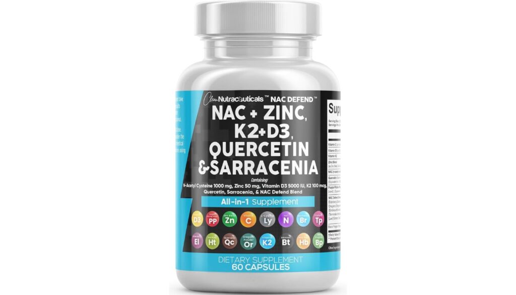 Pure Encapsulations NAC supplement bottle for antioxidant and immune support