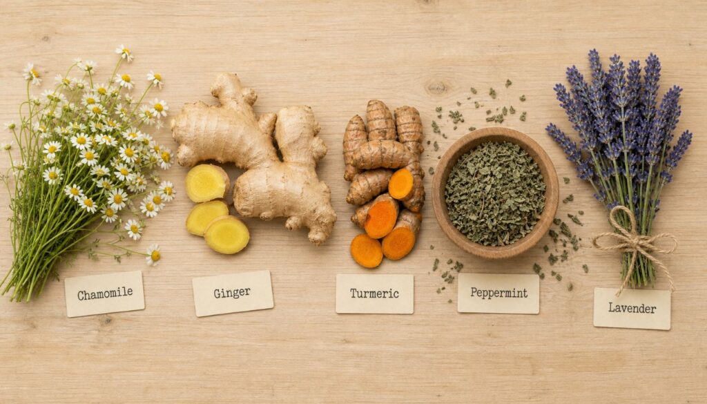 Herbalist Meaning - common herbs used in herbalist practice