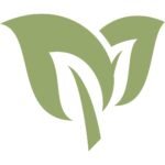 The Herb Prof logo: stylized green leaves sprouting from a single stem